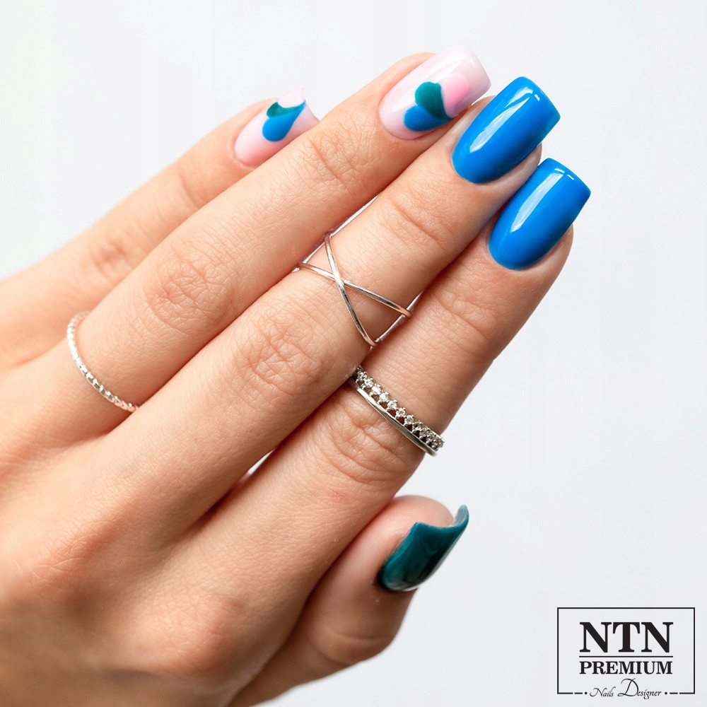 Ntn Premium Lakier hybrydowy do paznokci 287 Springtime selfie kobaltowy Kolor Odcienie niebieskiego