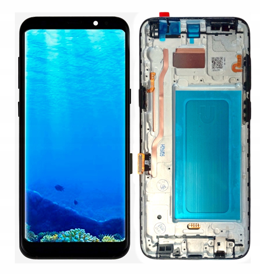 LCD displej pro Samsung Galaxy S8 Plus G955 S8+ Incell Rámeček černý