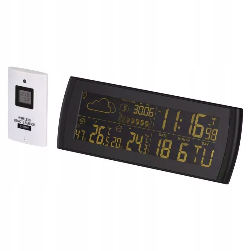 Stacja METEO pogodowa EMOS E5101 pogoda ZEGAR LED