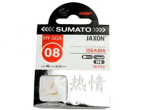 

Haczyki Z Przyponami Sumato jaxon Iseama 8 płoć