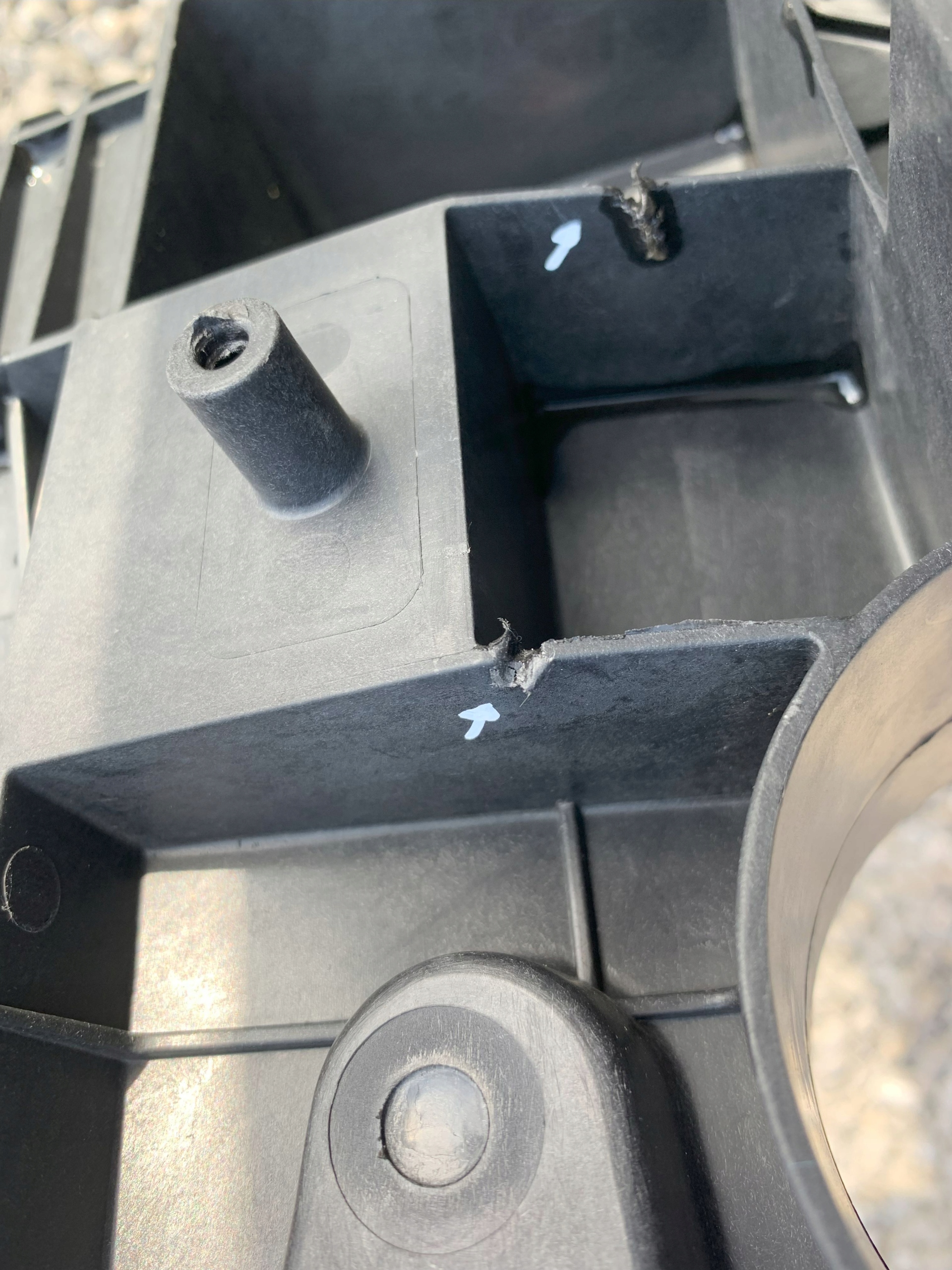 radiator support core panel Mercedes Sprinter FL Lift 13-18r A9068800403 09.25