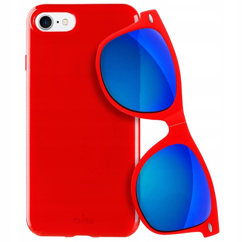 

Puro Sunny Futerał tył + okulary do iPhone Se 2020