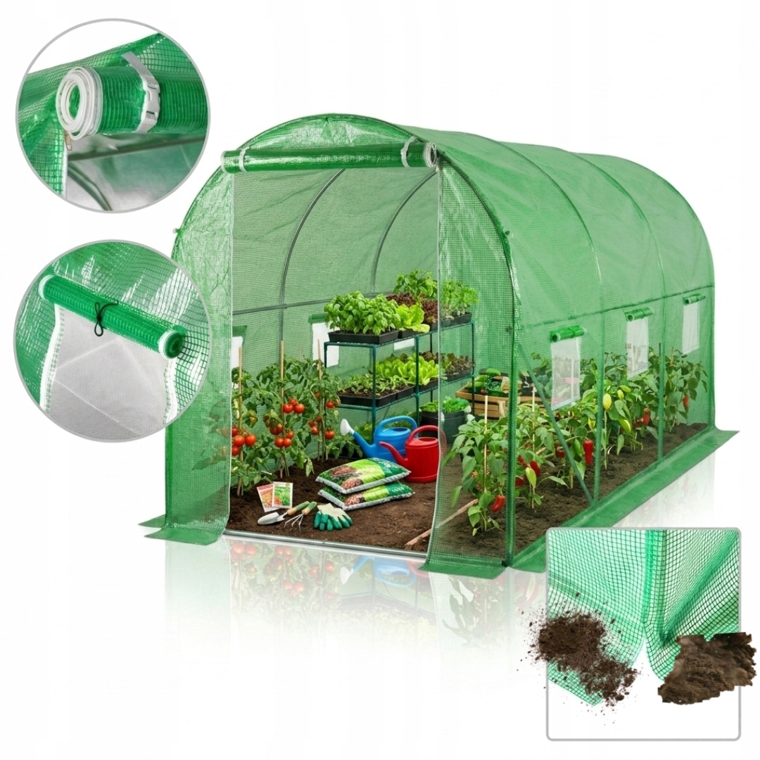 Plėvelinis tunelis šiltnamis 2,5x4 EUROHIT GARDEN 400cm