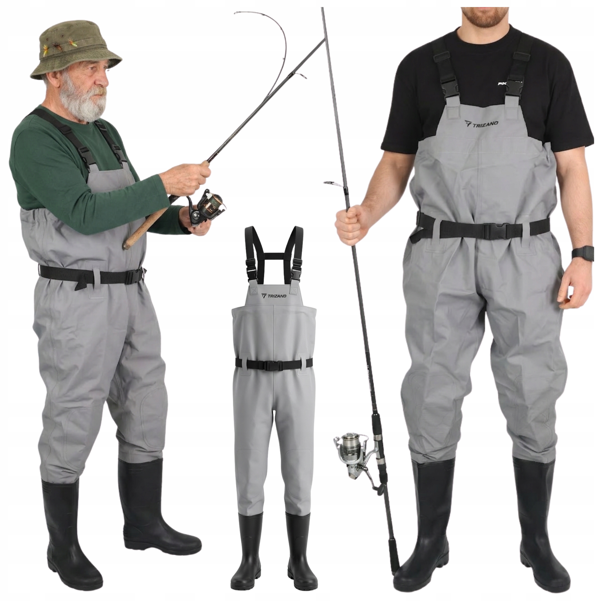 Vodárny Spodní boty Rybářské kalhoty Rybářské postroje Gumáky Pracovní boty 43