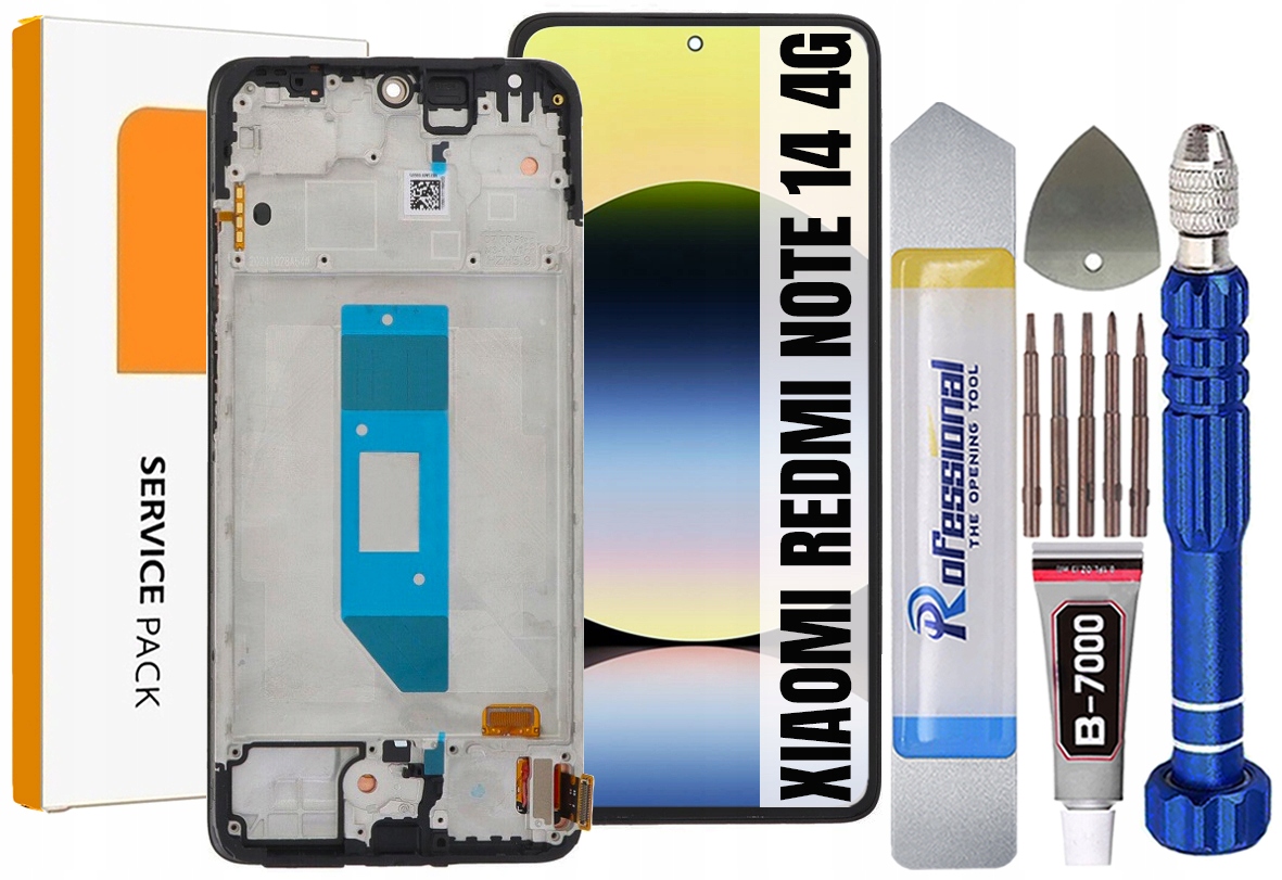 Displej Pro Xiaomi Redmi Note 14 4G Originál Oem Obrazovka Rámeček