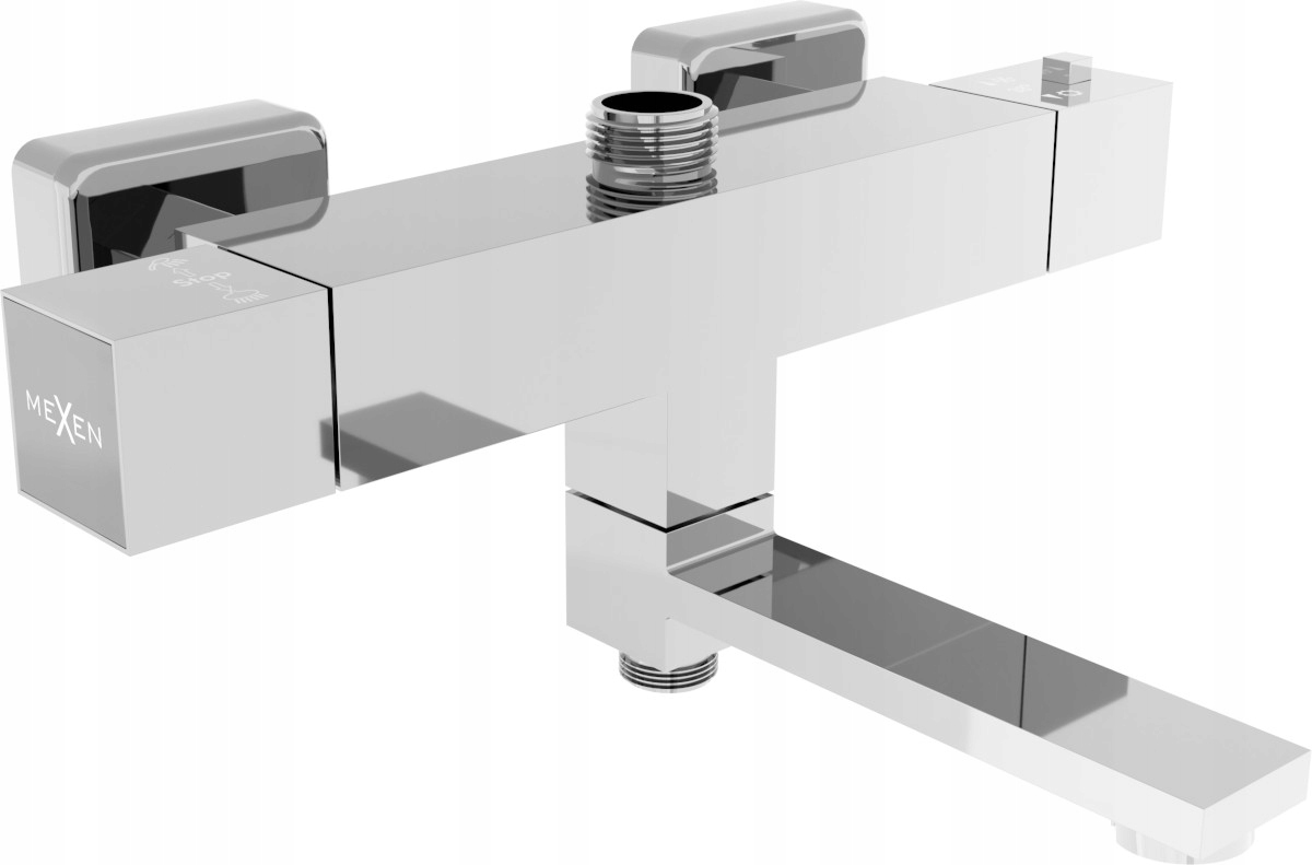 

Mexen Cube Bateria Wannowa Termostatyczna Chrom