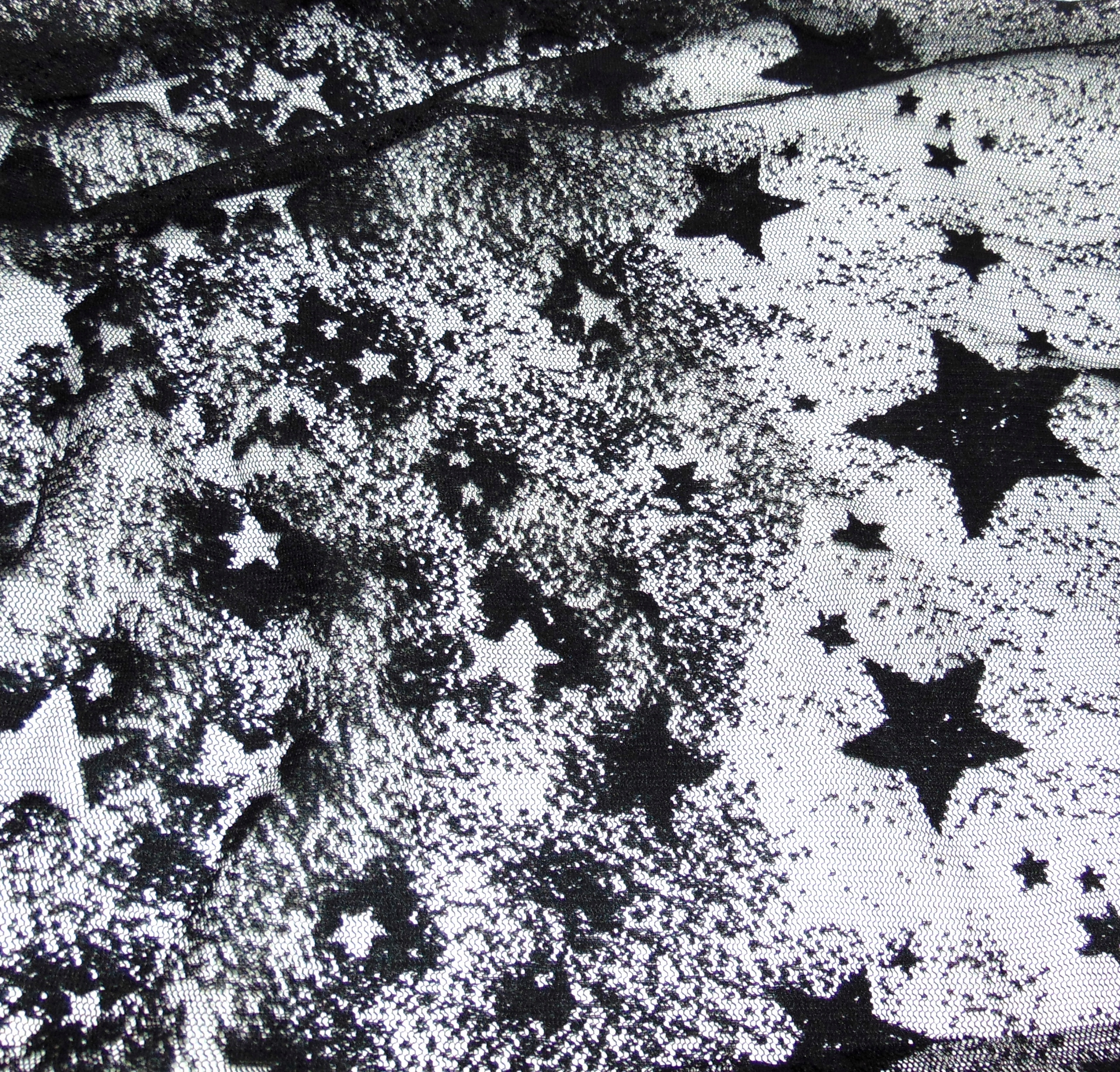 Oděvní Materiál Síťovina Hvězdy 145cm 16mb