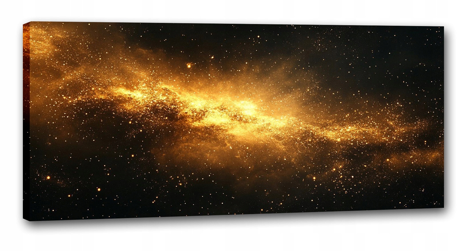 Obraz Kosmos Zlatý Canvas 120x55 Salon