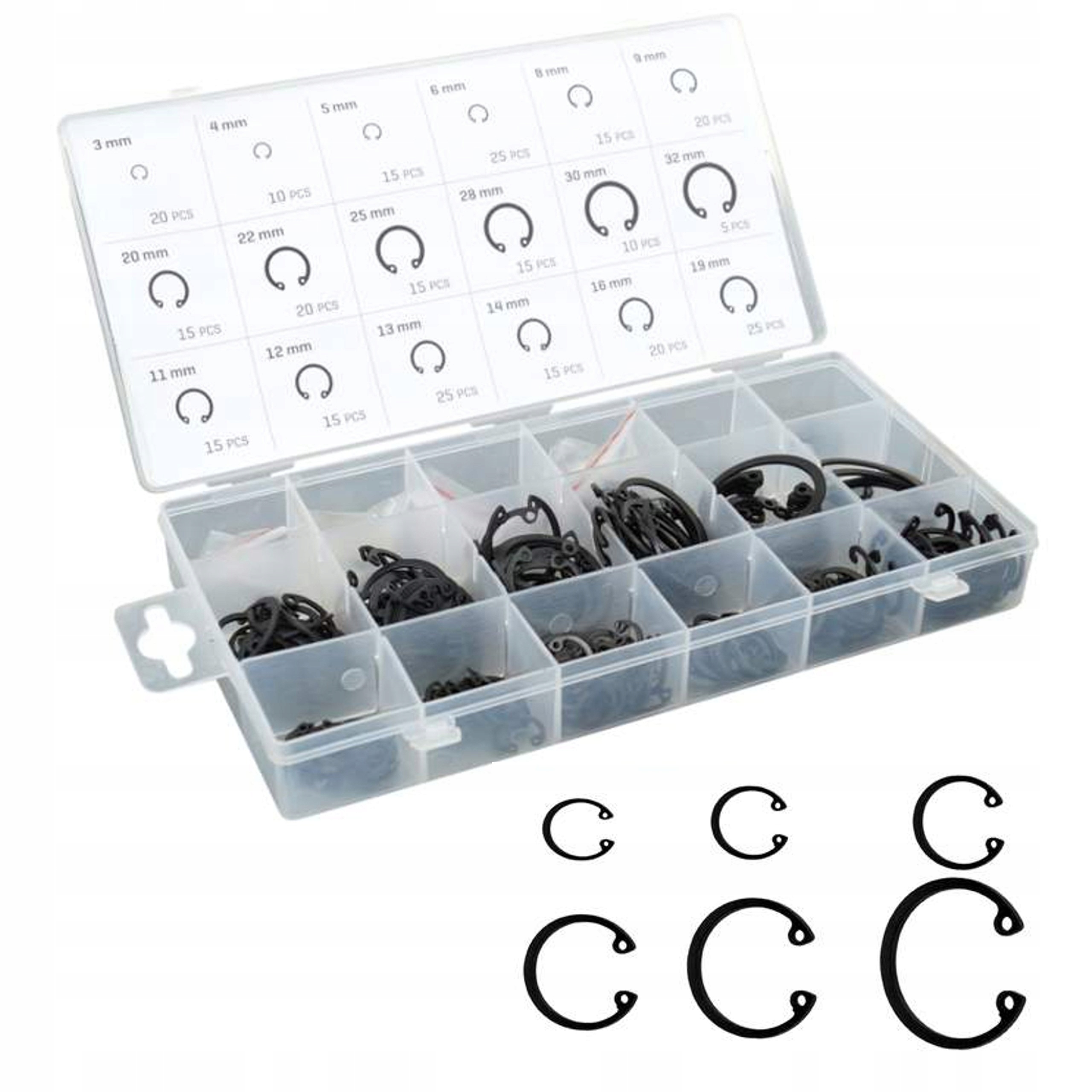 

Segery Zestwa Pierścieni Segera Wewnętrznych 300EL