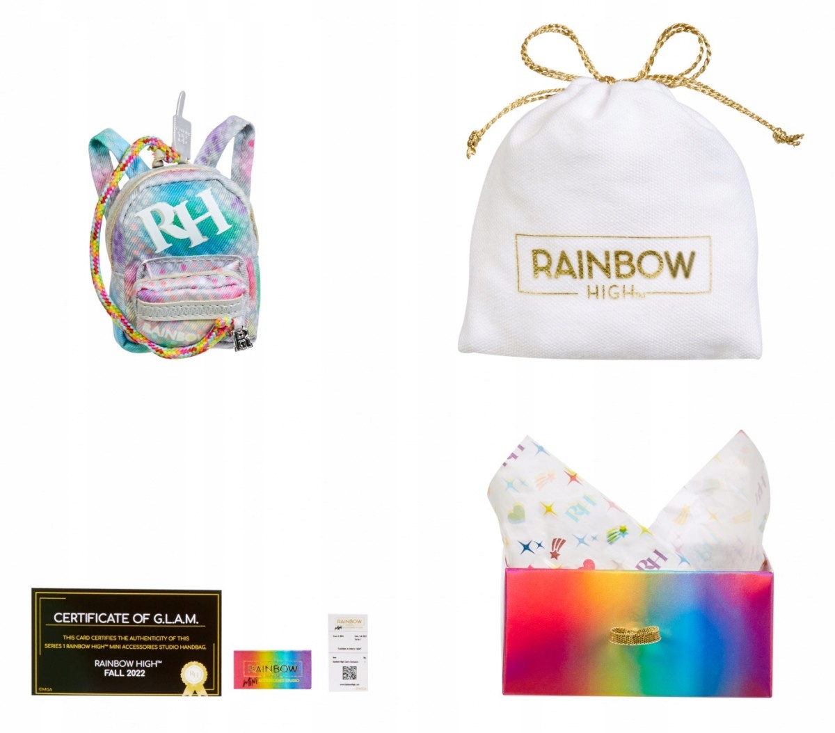 MGA Kézitáska Rainbow High Accessories Studio Series 1 választék Gyermek életkora 6 év <