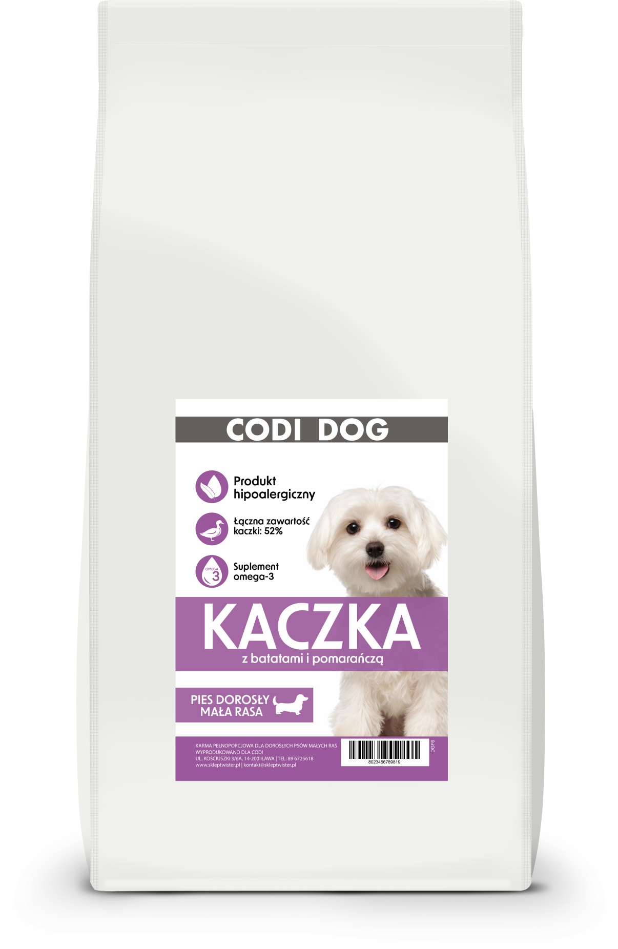 Levně Codi Dog Kachna s batáty a pomerančem