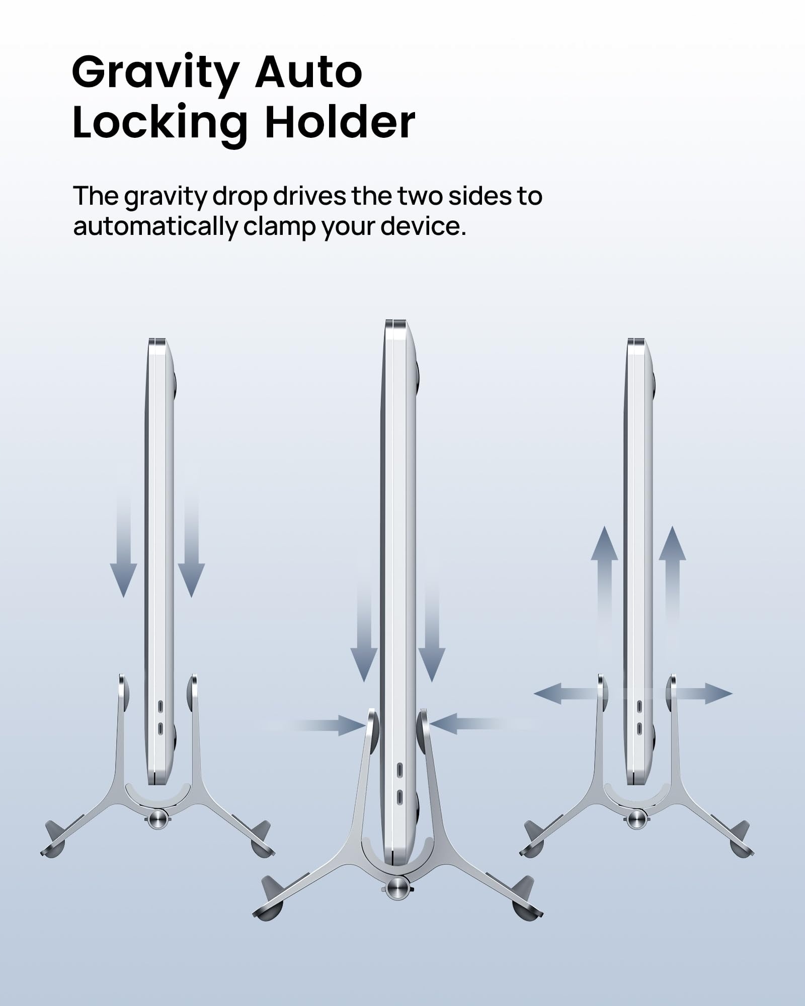 SODI ALUMINIOWY STOJAK PIONOWY NA LAPTOPA MACBOOK IPAD IPHONE — miniatura 2