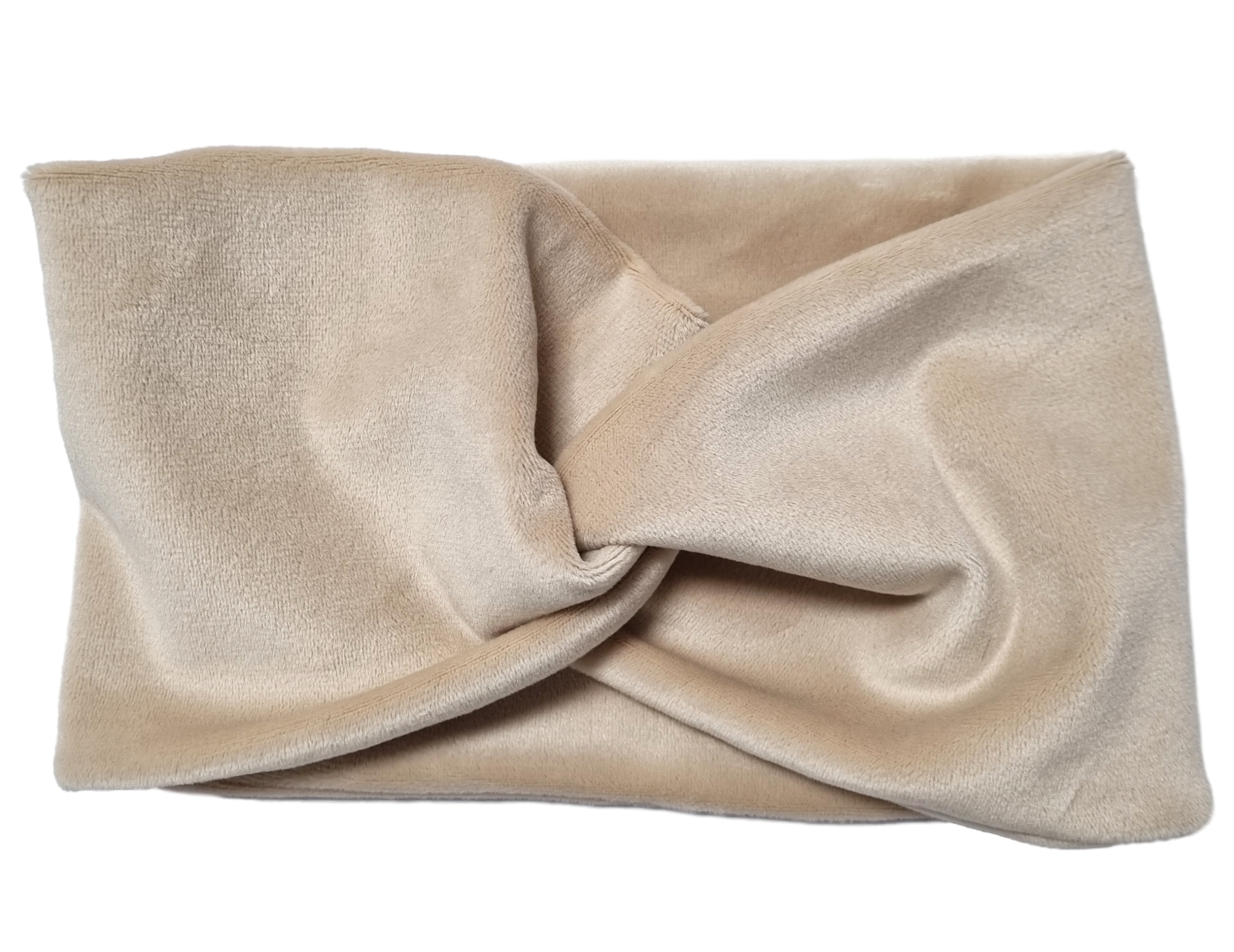 Piękna OPASKA damska WELUROWA CIEPŁA WĘZEŁ KOLORY Płeć kobieta