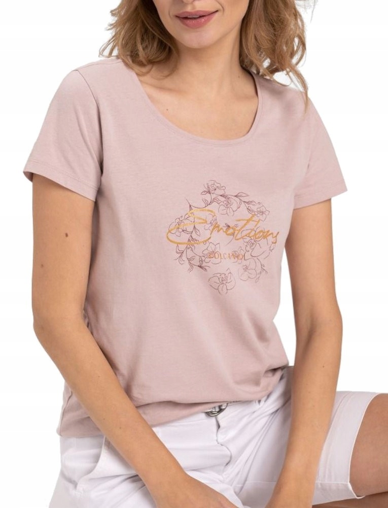 

Koszulka damska T-EMOTION-j.różowa S