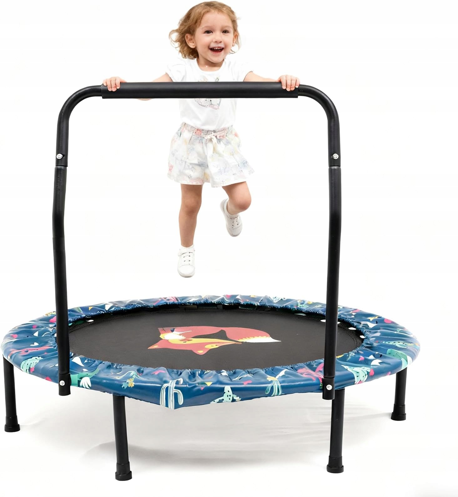 Trampolina Dla Dziecka Dziecięca 96CM Regulowana Składana Do Domu I Ogrodu