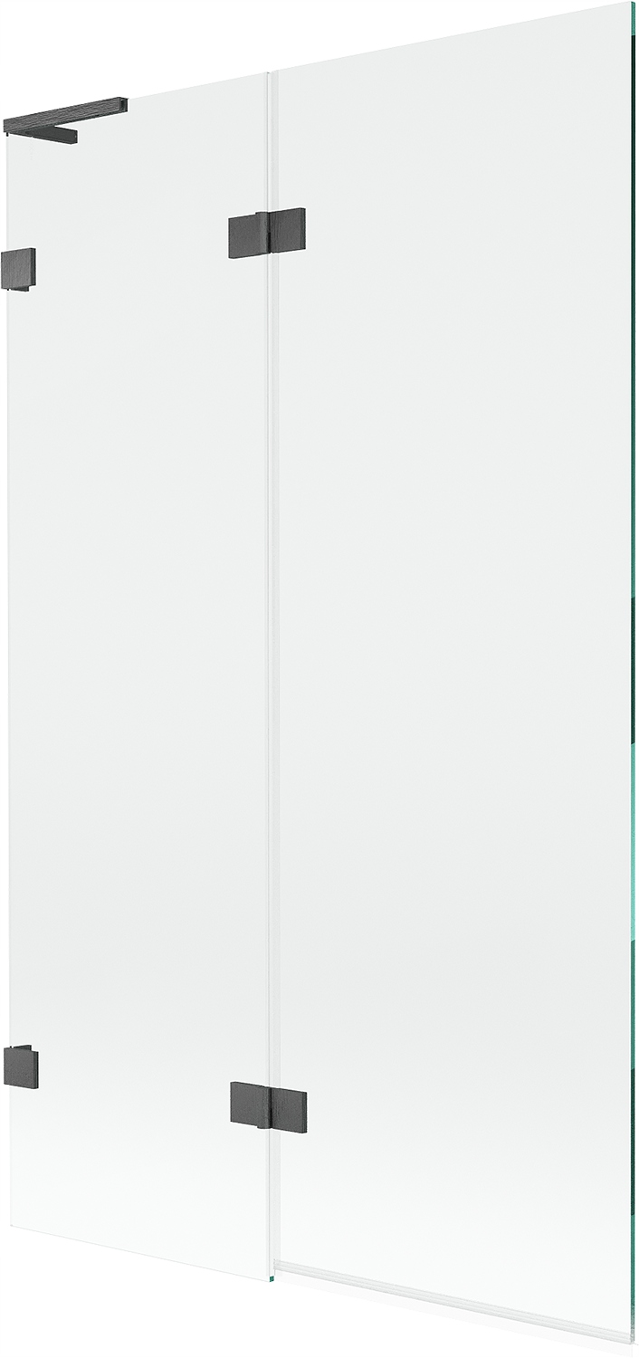 Mexen Lunar L vanová zástěna 2-dveřová levá 110 x 150 cm, transparentní, ka