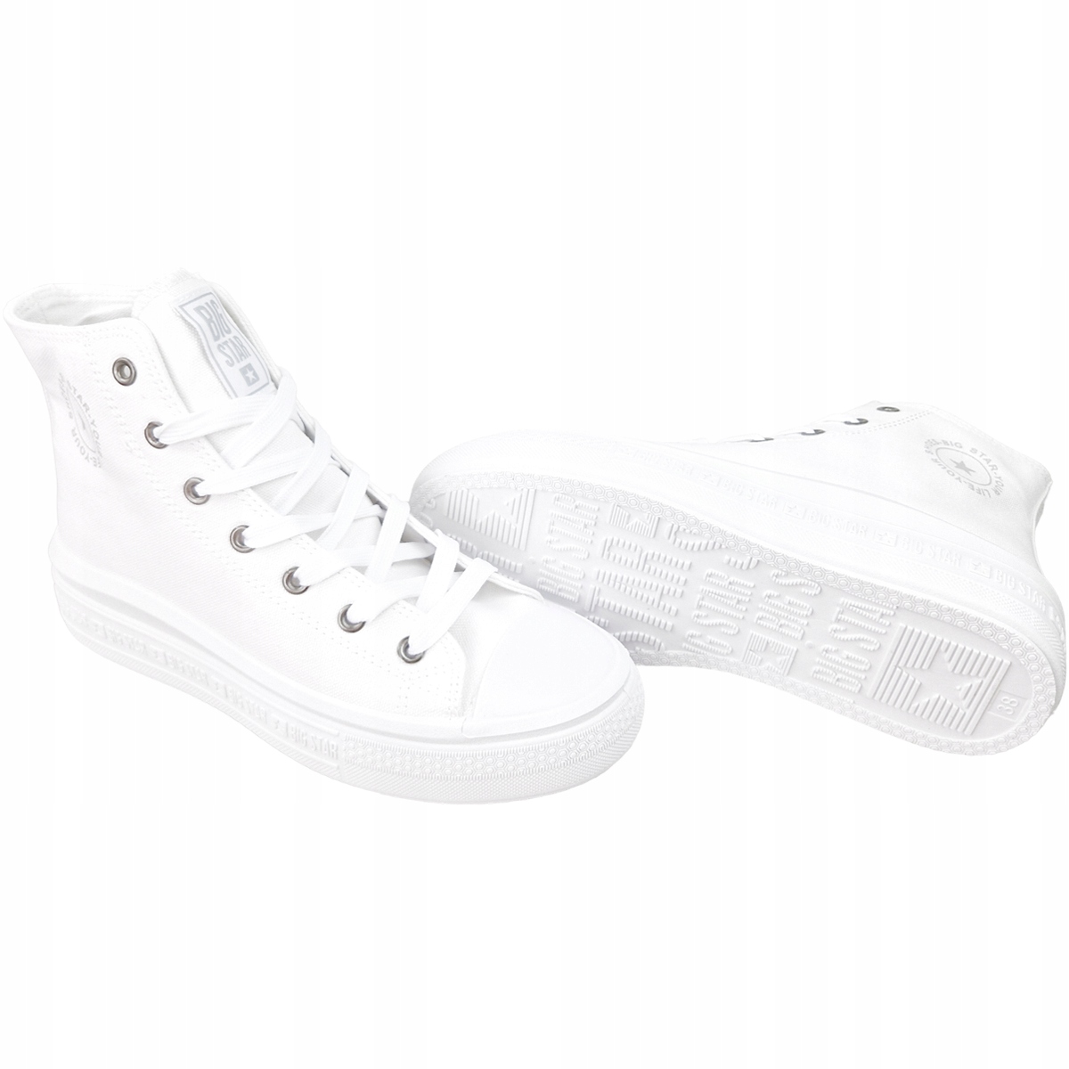 Big Star LL274A183 trampki wysokie białe R. 41 Rozmiar 41