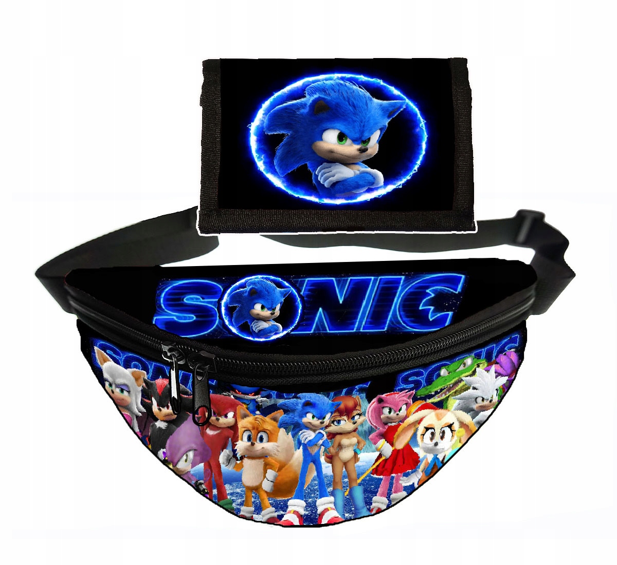 ZESTAW Portfel sportowy + Saszetka nerka SONIC