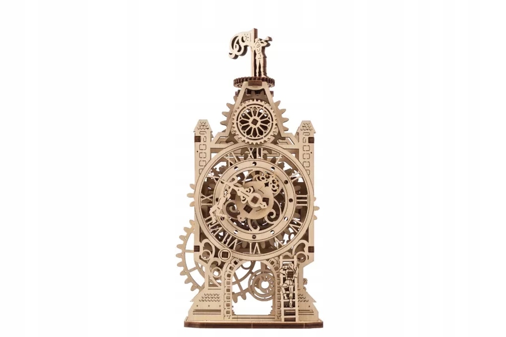 

Puzzle 3D Drewniane Stara Wieża Zegarowa uGEARS