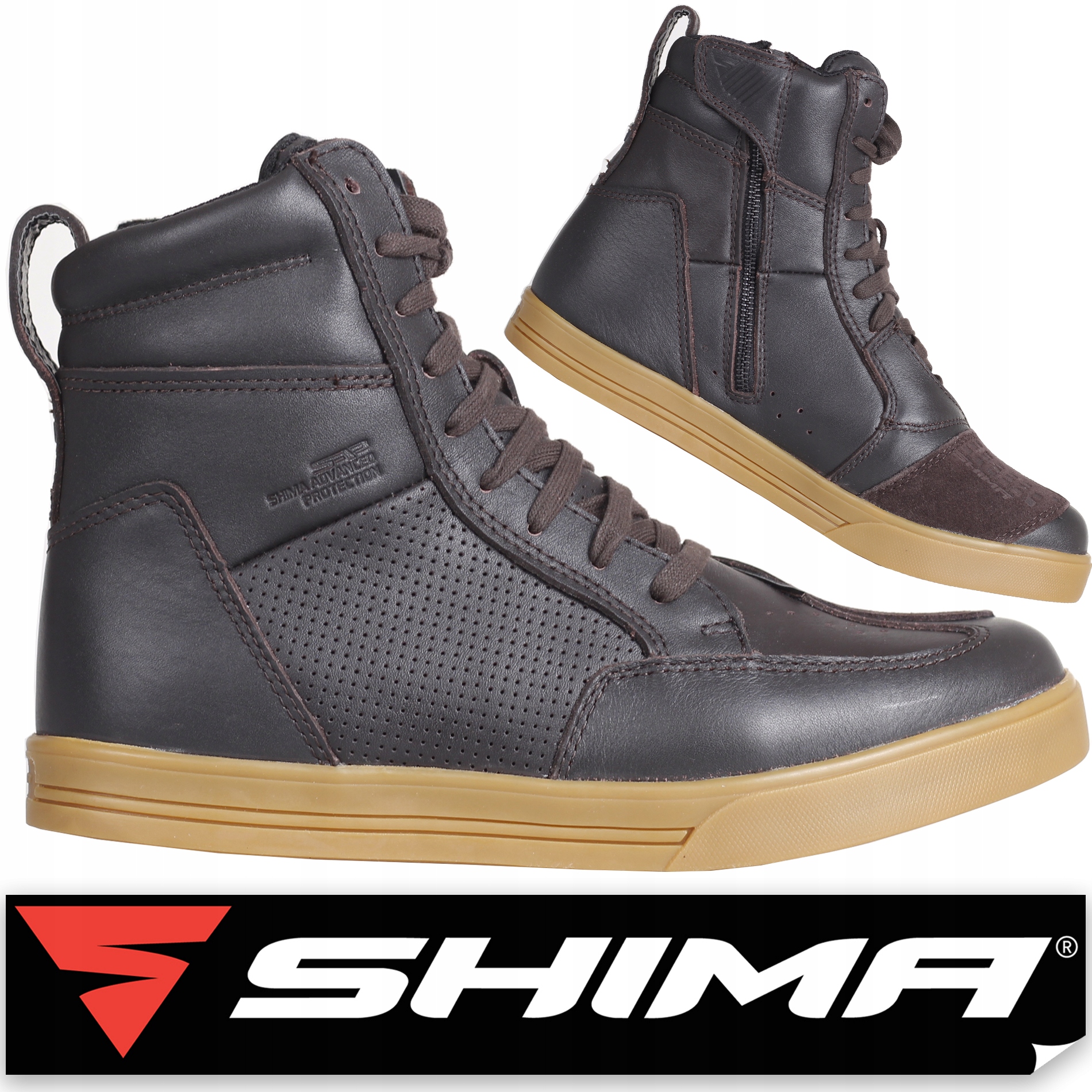

Shima Blake Brown Krótkie Buty Motocyklowe brązowe