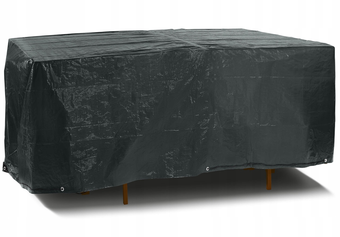 Pokrowiec ogrodowy 400 x 500 x 0 cm czarny Długość (cm) 400 cm