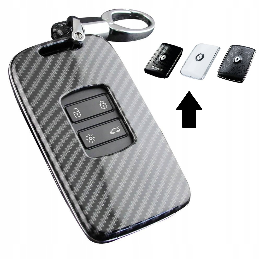 Portachiavi Cover Custodia Silicone Per Chiave 4 Tasti Renault Captur Clio Duster Grand Scenic - Foto 10