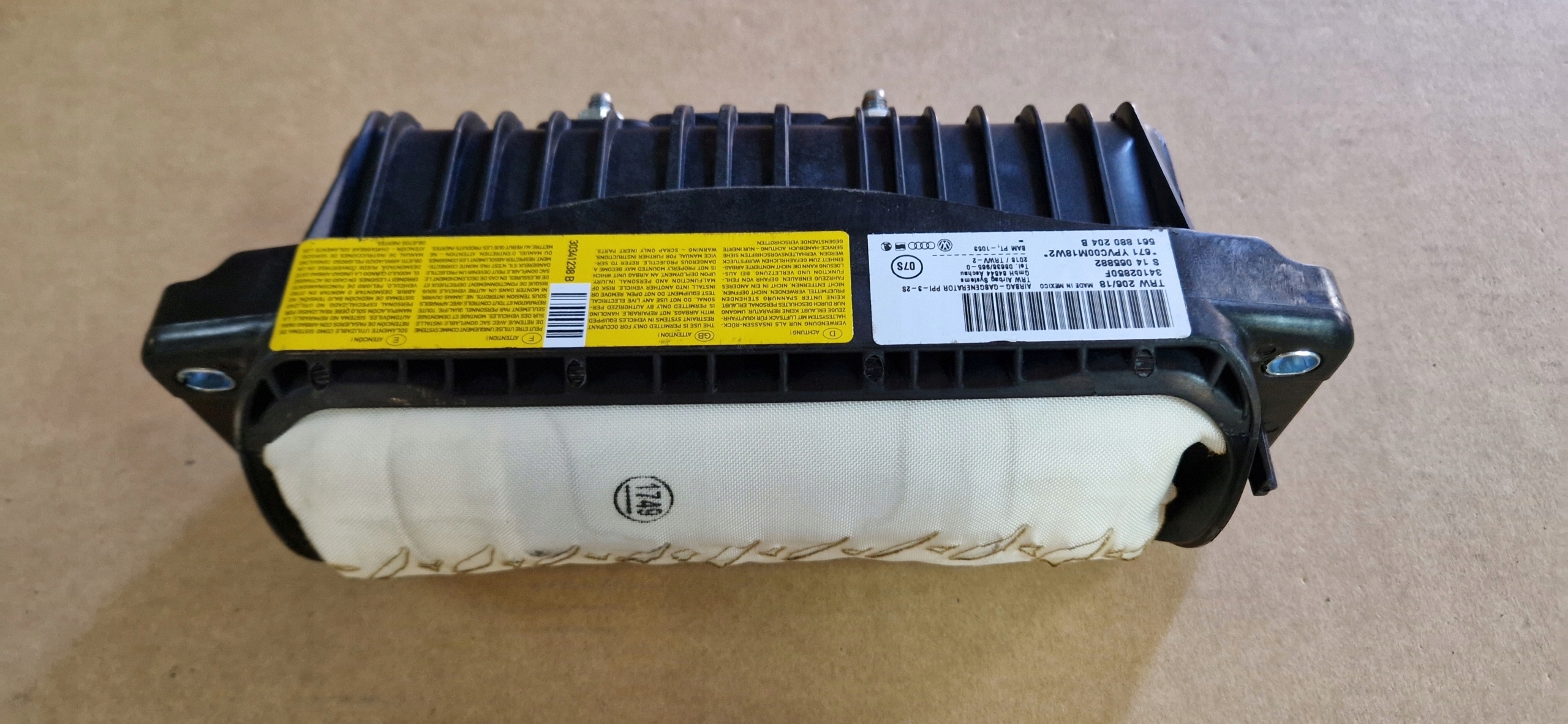airbag spolujazdca PASSAT B8 LIFT USA Originál nová