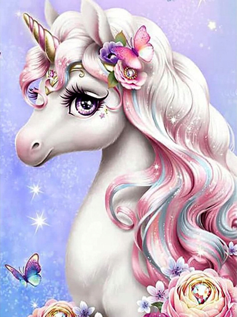 Malowanie Po Numerach JEDNOROŻEC Obrazy Dla Dzieci