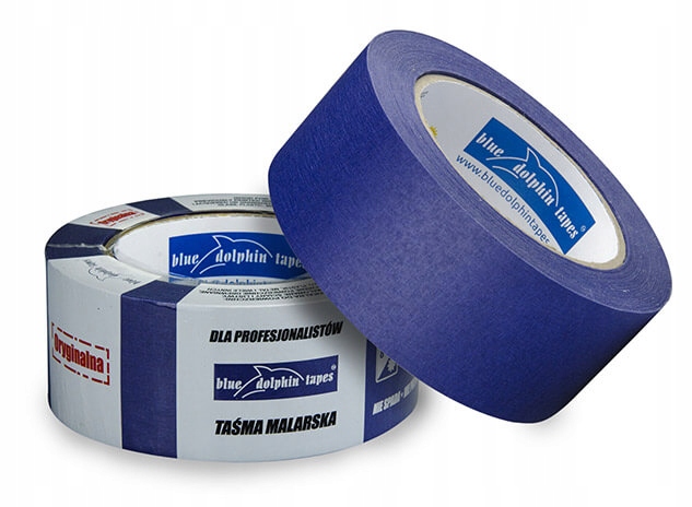 BLUE DOLPHIN Taśma malarska 38mm 50m niebieska 07285