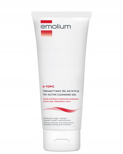 Emolium A-Topic, Żel do mycia trójaktywny, 200ml