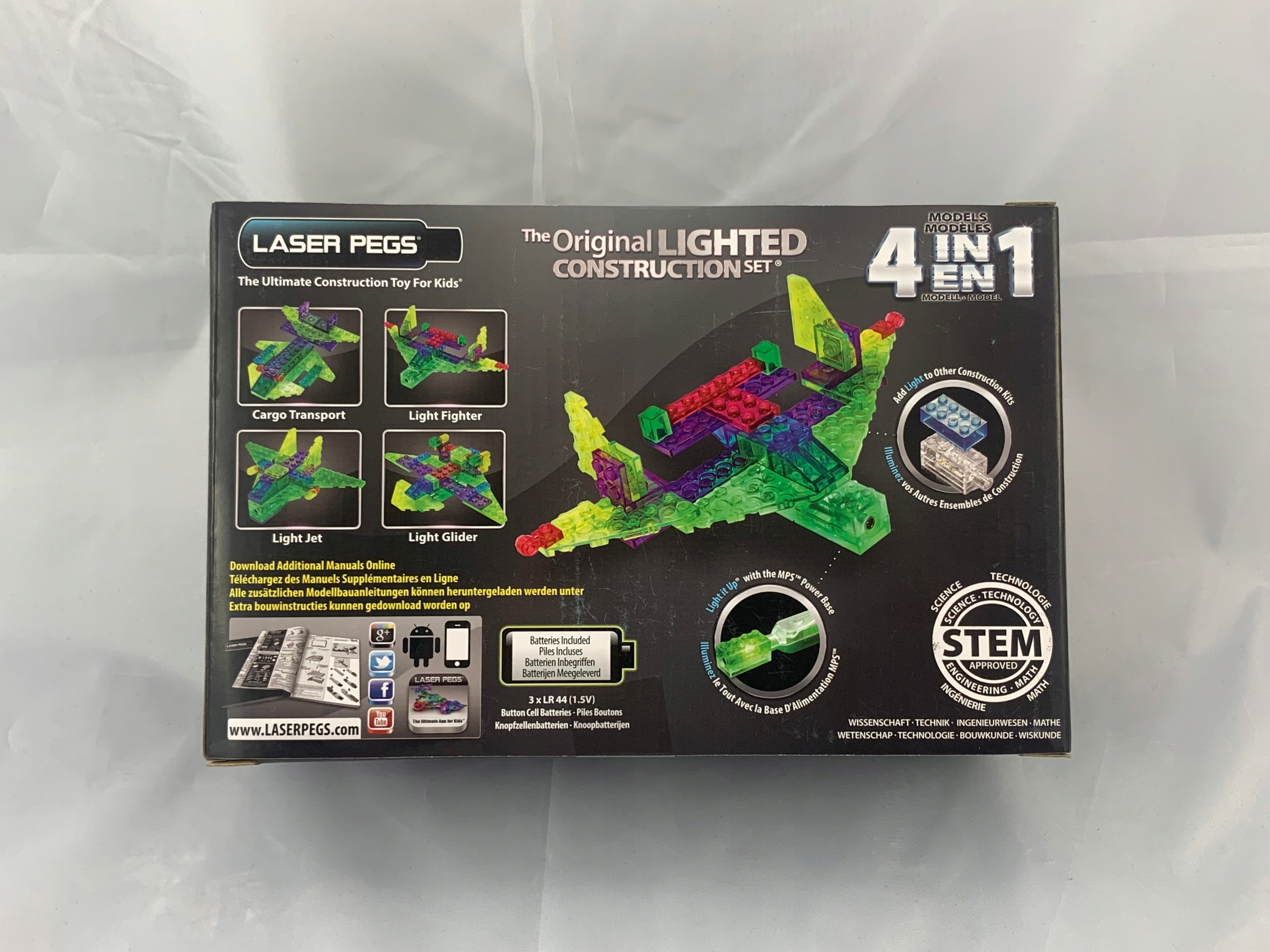 Laser Pegs klocki 4 in 1 Aircraft MPS100B EAN (GTIN) 5025599020081