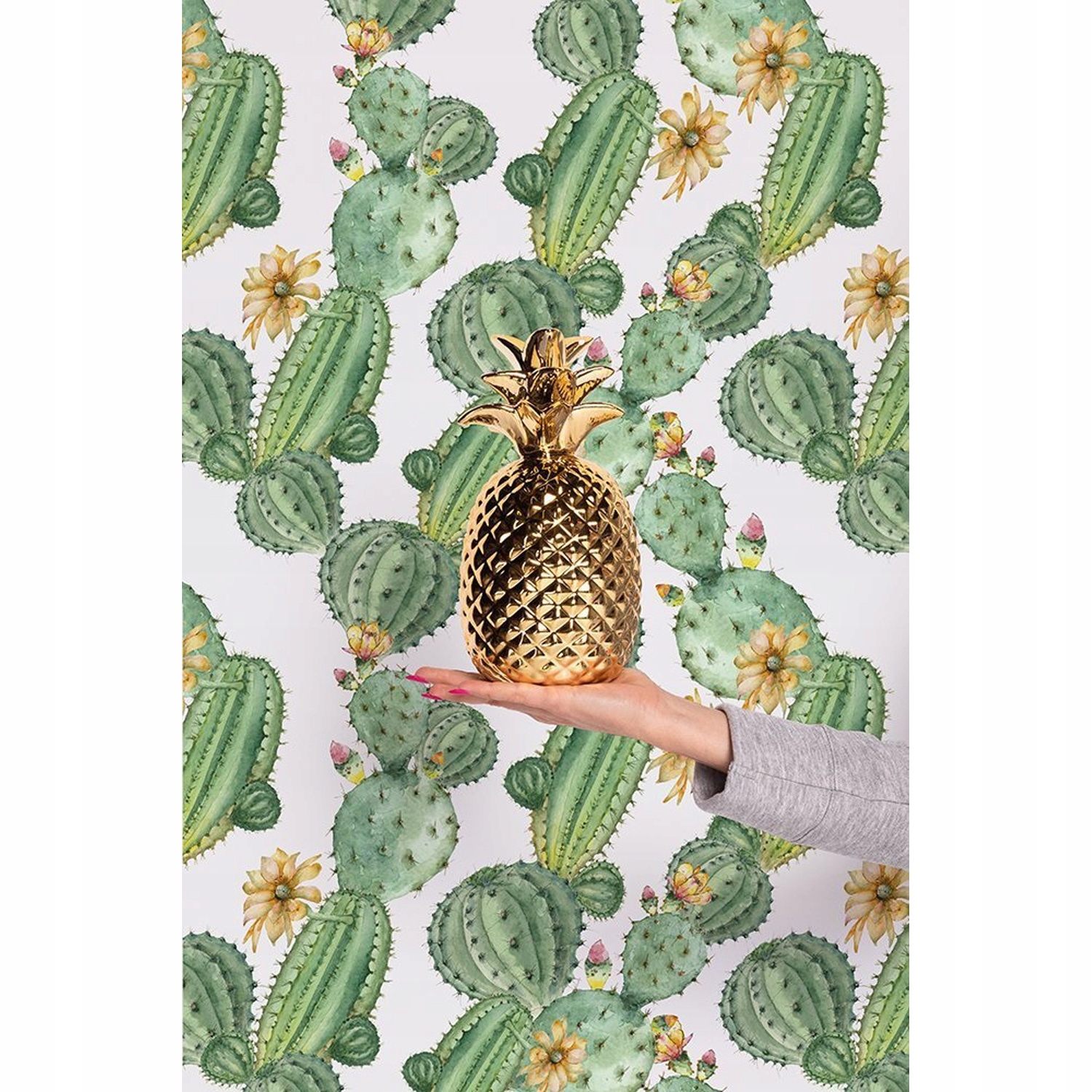 

Fototapeta do salonu Kaktusy z kwiatami 312x219 cm