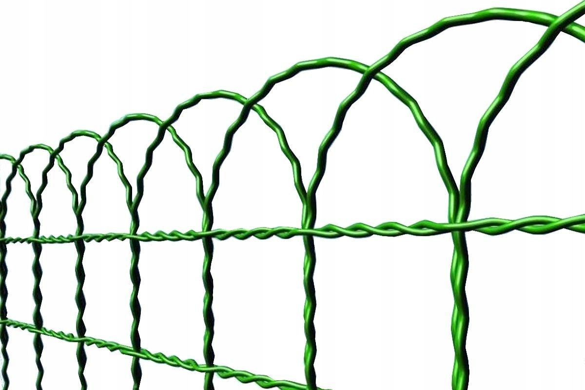 SIATKA RABATOWA ZIELONA OZDOBNA/ 0,40M ROLKA 10M Długość 10 m