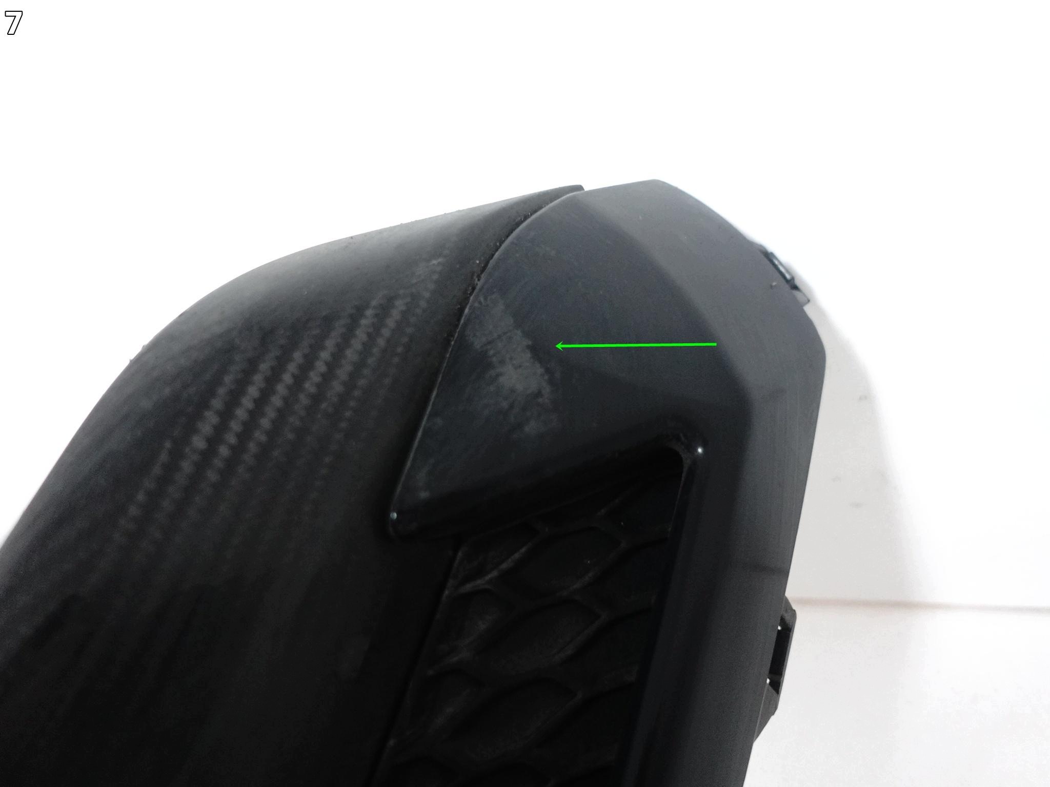 MASERATI GRECALE TROFEO M182 22- SPOILER diffuser CARBON W bumper rear part original