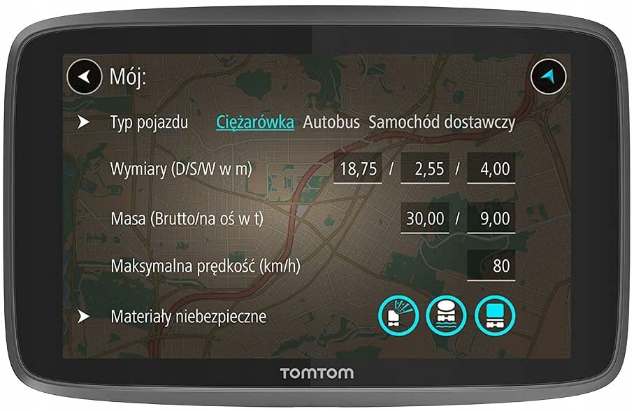TOMTOM GO PROFESSIONAL 520 для великих автомобілів