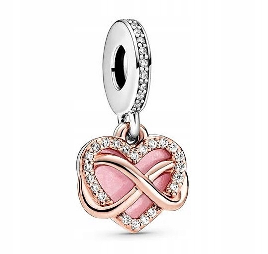

Charms Na Zawsze W Sercu do Pandora Apart srebro