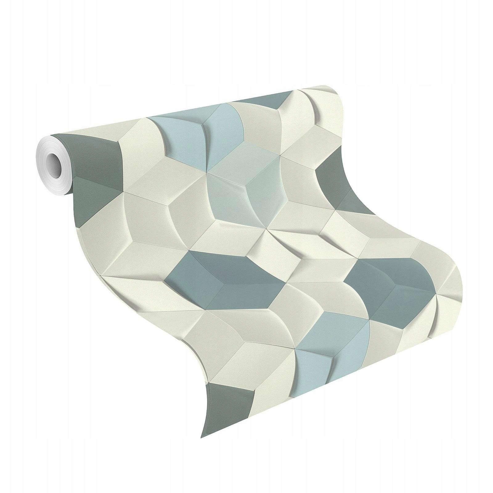 TAPETA WINYLOWA 3D BRYŁY SZEŚCIAN TAPETY ŚCIENNE Waga produktu z opakowaniem jednostkowym 1.5 kg