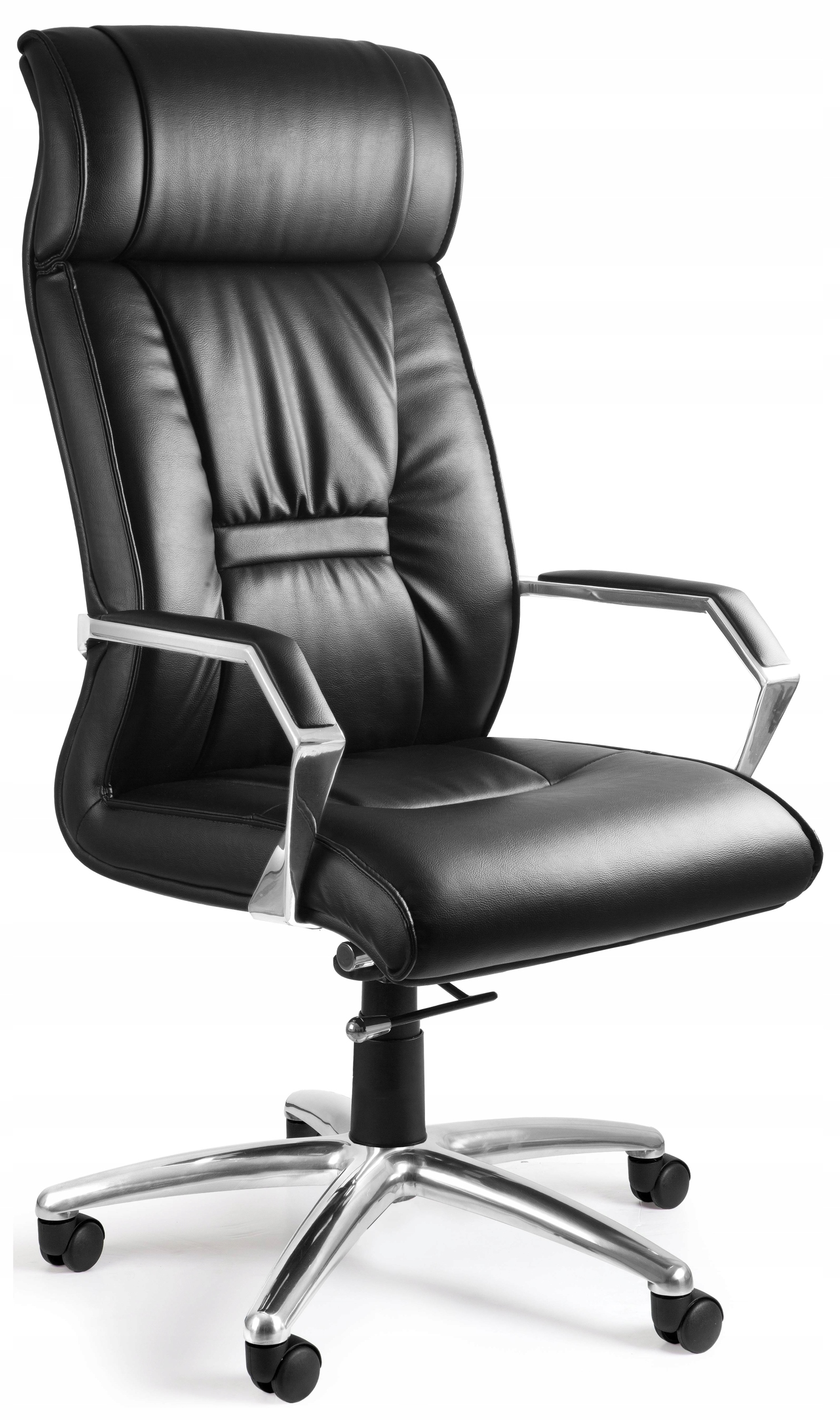 Fotel Gabinetowy Celio Czarny Ekoskóra PU-4 biurowy