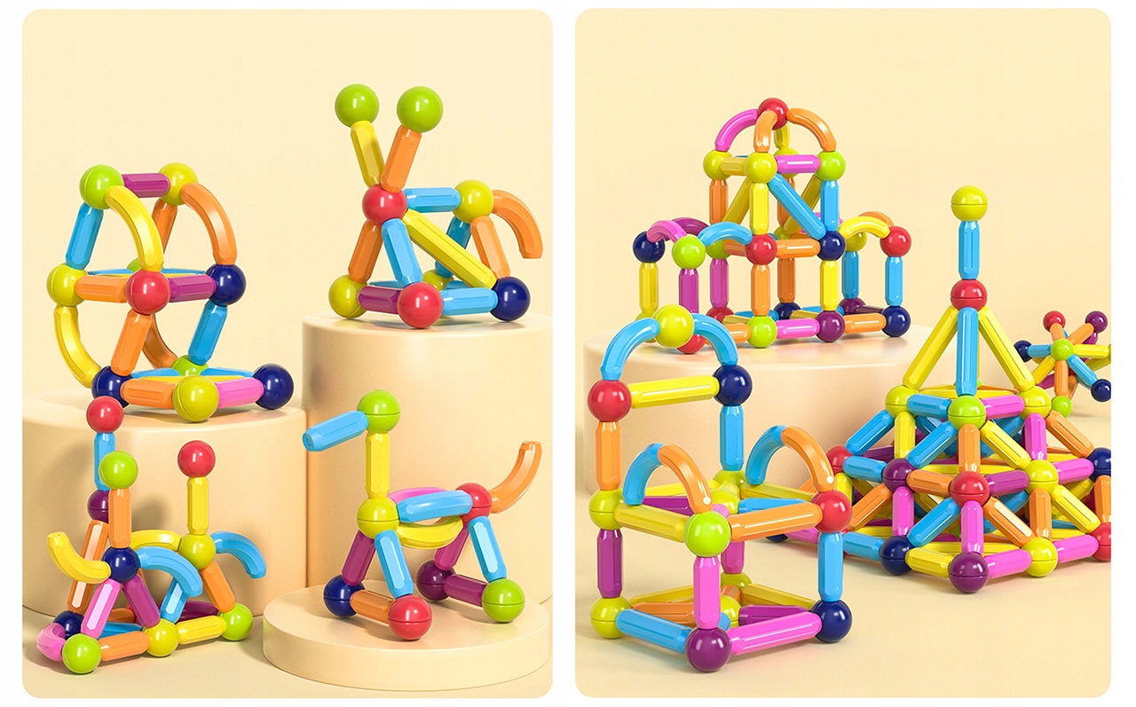 MAGNETISCHE BILDUNGSBAUSTEINE 45 EL Produkttiefe 5 cm
