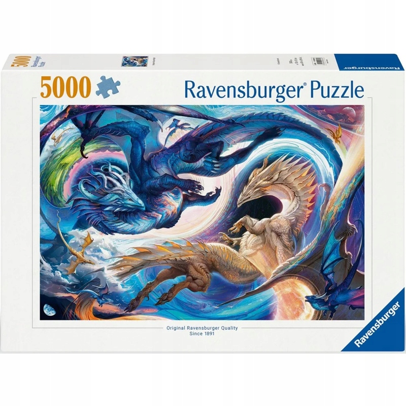Ravensburger Puzzle Smoki Festiwal Latawców Układanka XXL 5000 Elementów