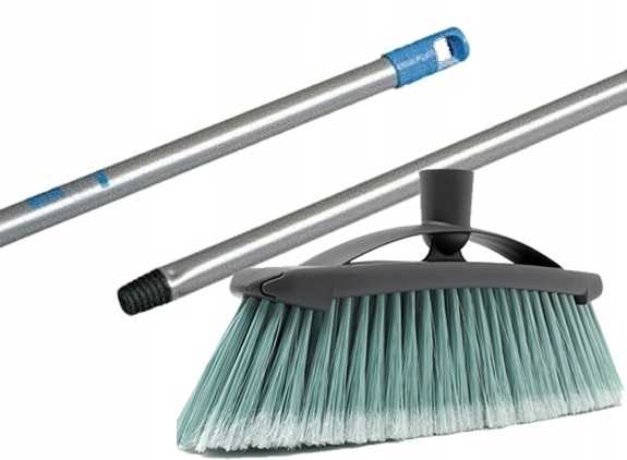 Levně Sada Eco měkká metla 30 cm kartáčová tyč se závitem