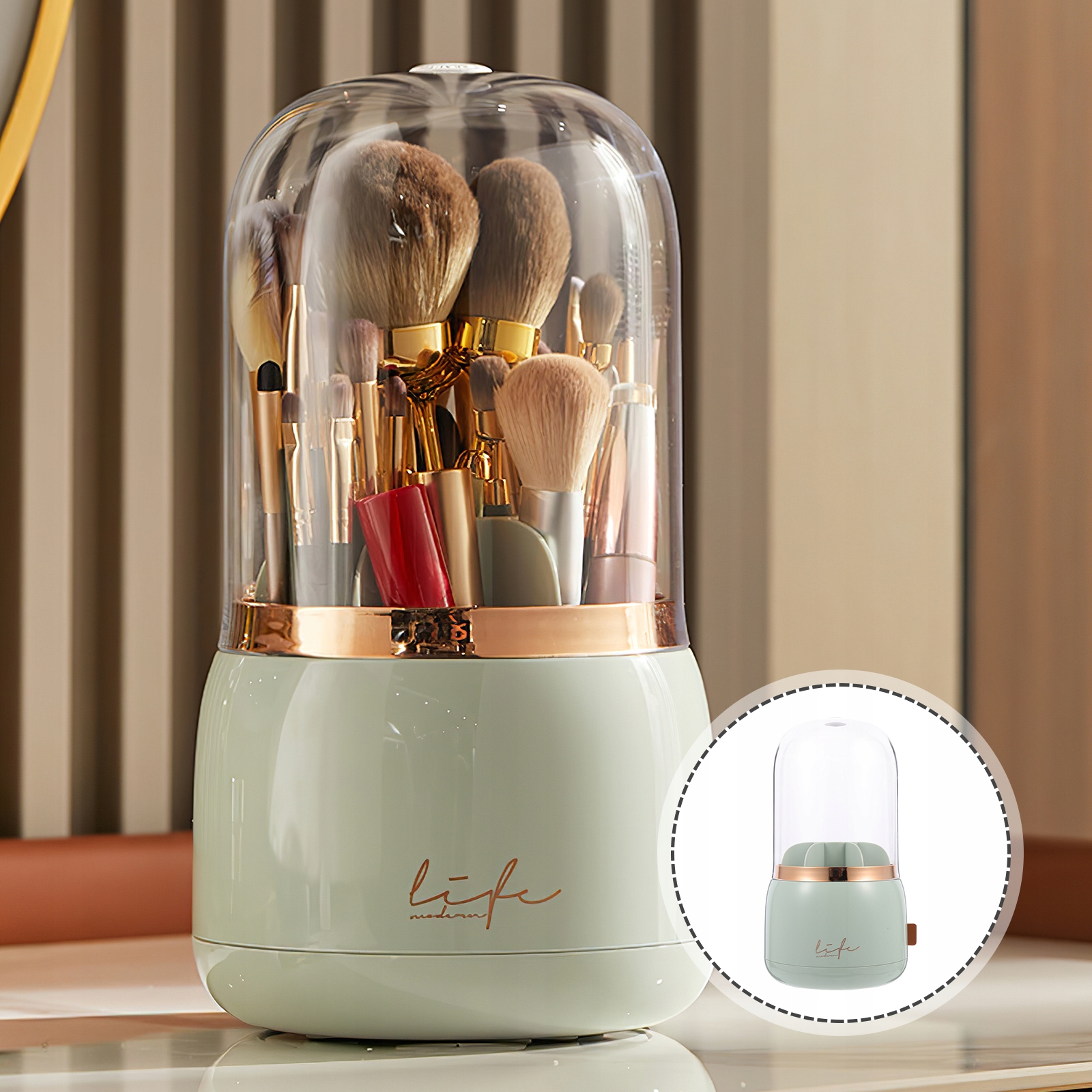 Wiadro do przechowywania pędzli do makijażu P Marka inna marka