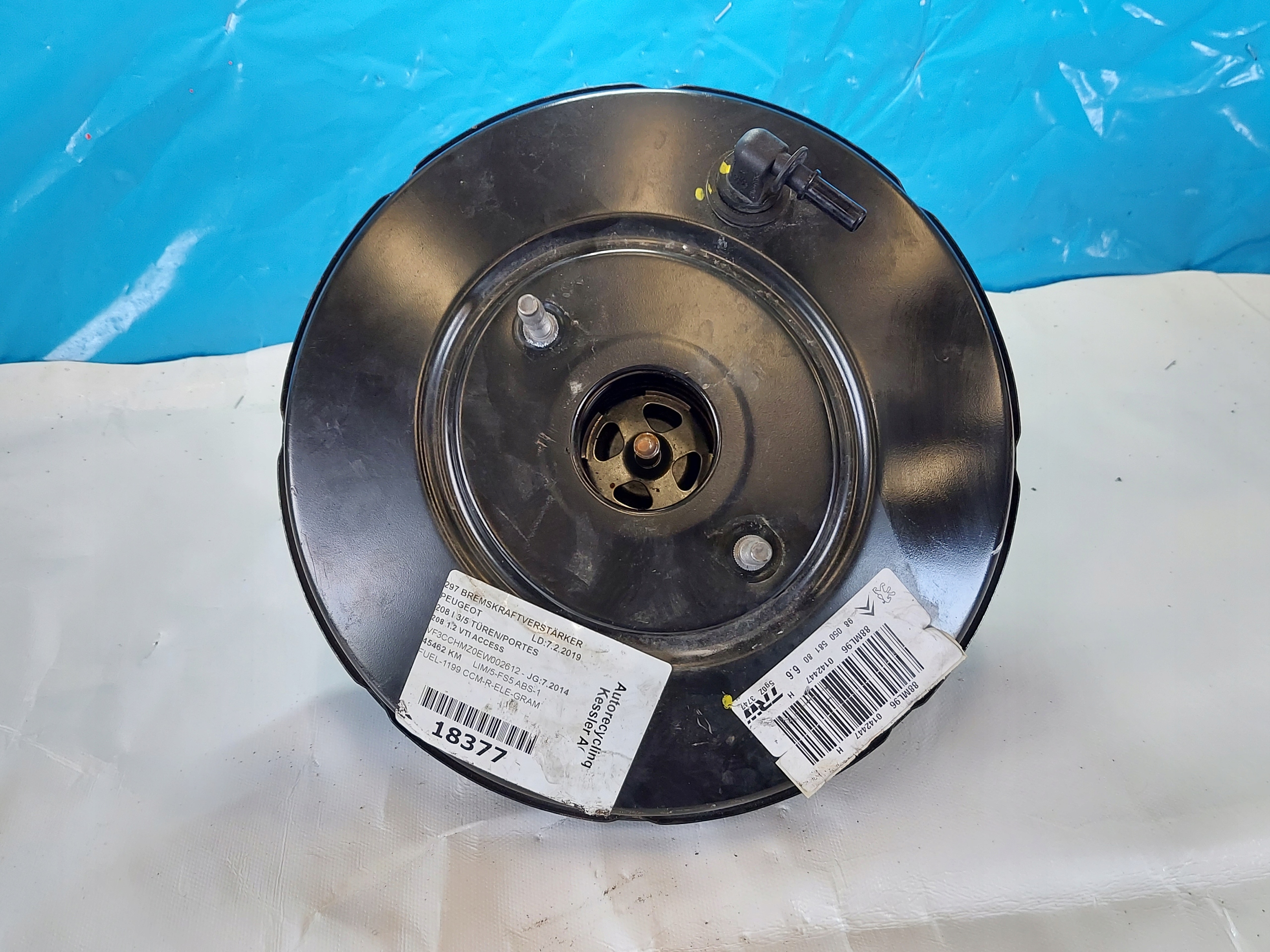 servo Pompa PEUGEOT 208 9805058180 1.2 VTI