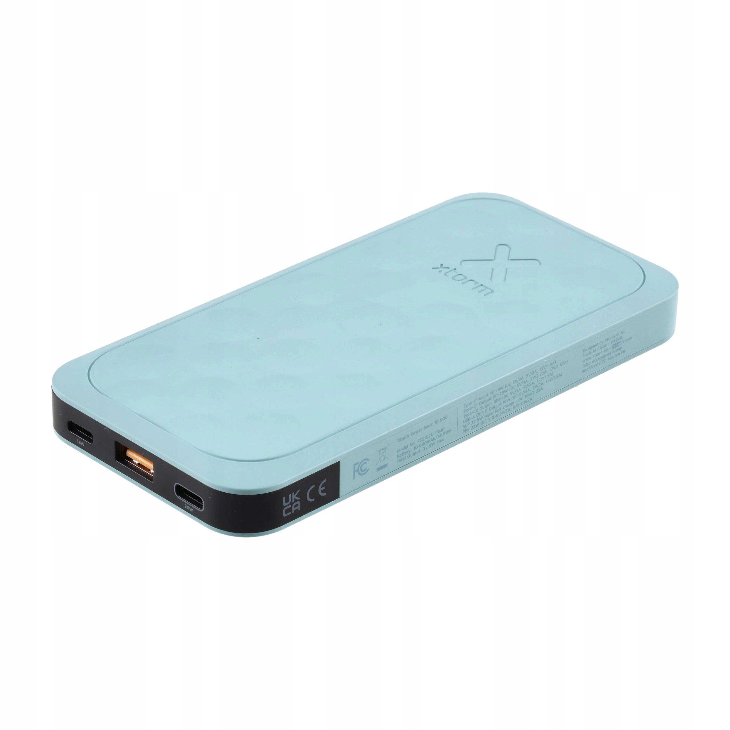 Xtorm Fuel5 10000mAh 20W Niebieski