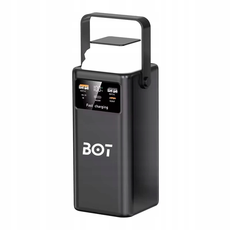 Bot powerbanka 22,5W HP2 100 000 mAh černá