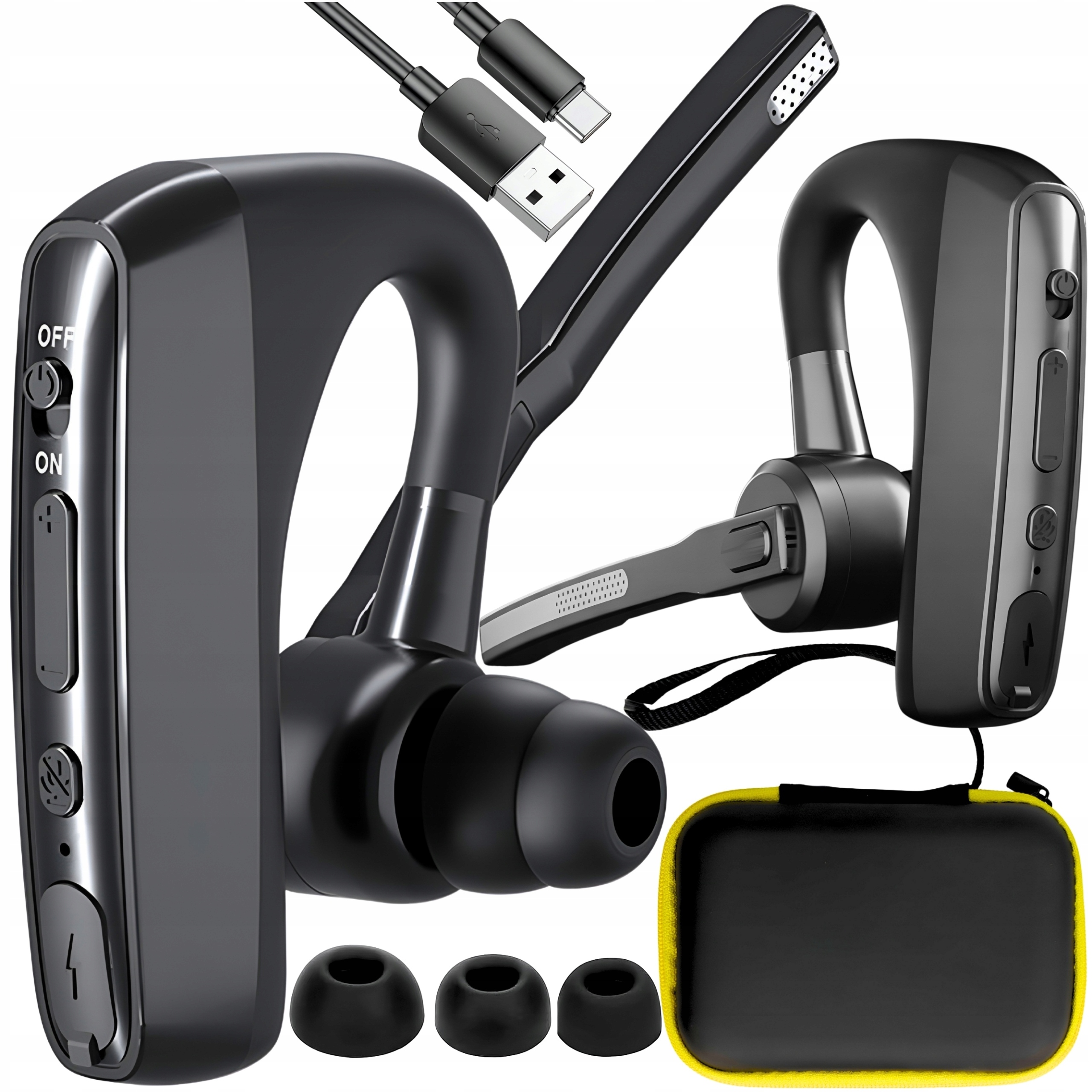 Bezprzewodowa Słuchawka Do Rozmów Do Ucha Bluetooth Mikrofon Dla Kierowców