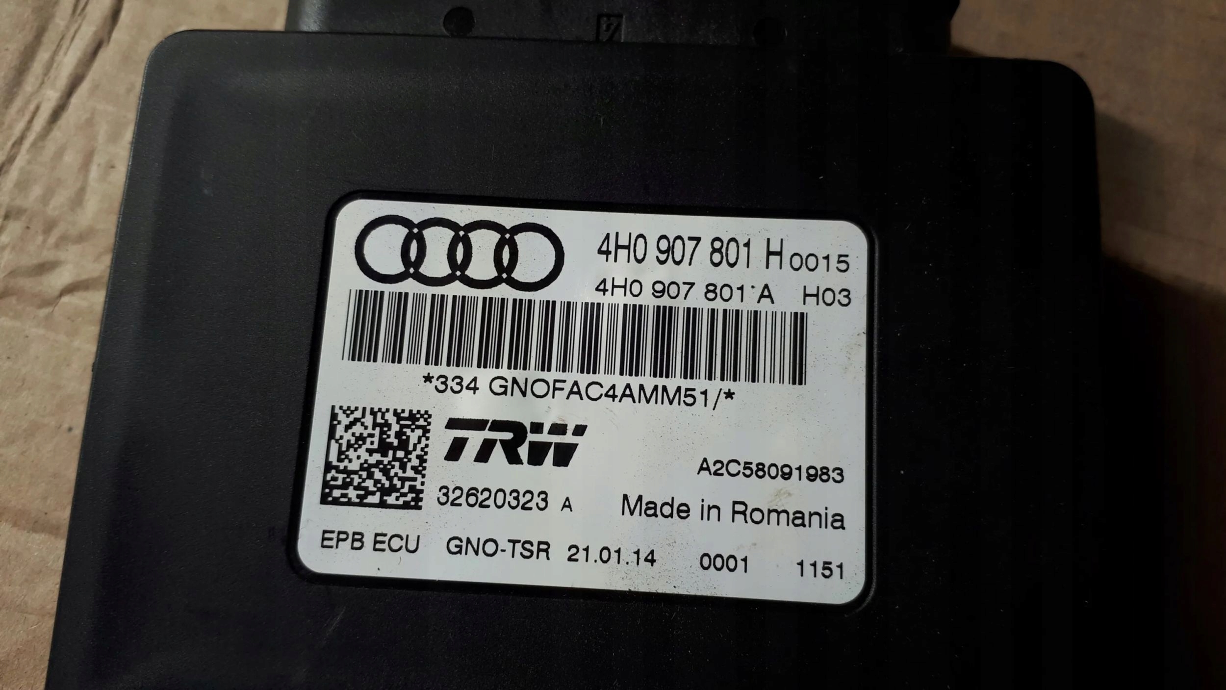 S7 4G A7 module control unit brakes 4H0907801H A6 C7 S6