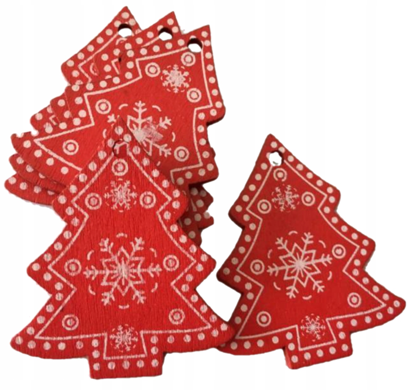 

Ozdoby Choinkowe Święta Drewniane Dekoracja 10szt