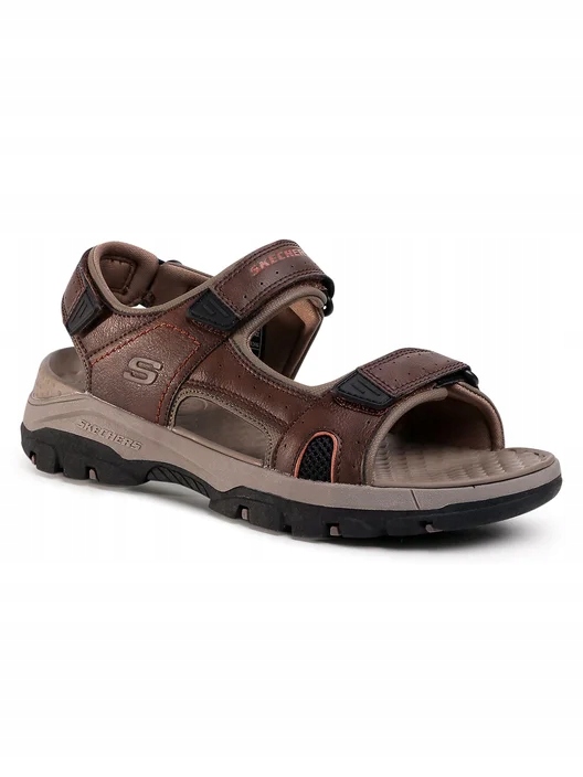 Pánské sandály Skechers Tresmen Hirano 204106-BRN Hnědá 43