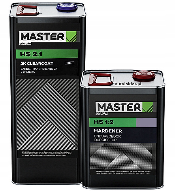 Hs Master 5 2,5 litra Bezbarevný Lak 2:1 New Formula Troton 363